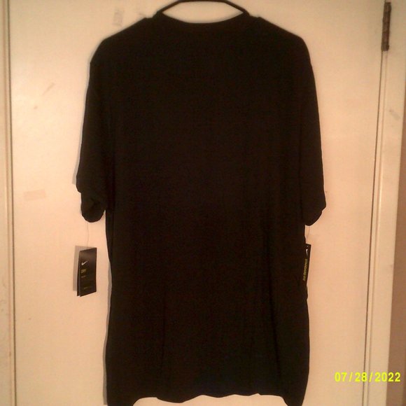 NEW NIKE DRI-FIT RUNNING "Boston Marathon Tee" MEN'S BLACK T-SHIRT 2XL - Picture 5 of 6